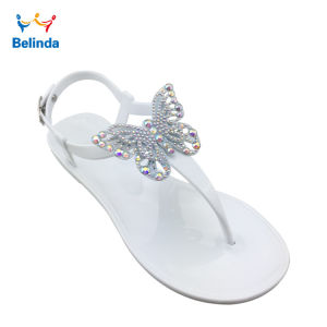 [Free Shipping] New Flower Butterfly PVC Sandals Casual Waterproof Sandals
