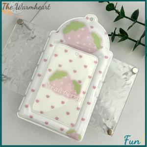 【The Warmheart】 1 Piece 3 Inch Cute PVC Photo Card Holder For Kpop Album Idol Card Credit ID Bank Card Kpop Photocard Holder