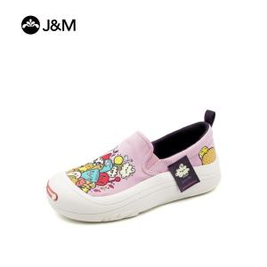 Joy&Mario Womens Shoes Cartoon Durable Non-slip Flat Rubber Sole Slip-on Casual Loafers