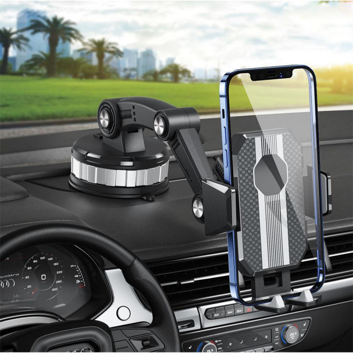 Car Phone Holder Stand 360° Suction Cup Mobile Phone Support Car Mounts ...