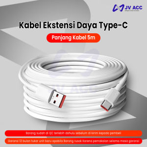 KABEL CHARGER KAMERA CAMERA CCTV TYPE TIPE C PANJANG KABEL 6 METER