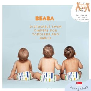 Lil’ Curators Disposable Swim Diaper | Individual Pack | Pull-Up Baby Swim Nappy for Pool & Beach