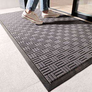 Door Mat Non Slip Carpet Entrance Outdoor Floor Mat Welcome Mats Rubber Backing Household Dustproof Front Door Mat Hotel Gate Carpet