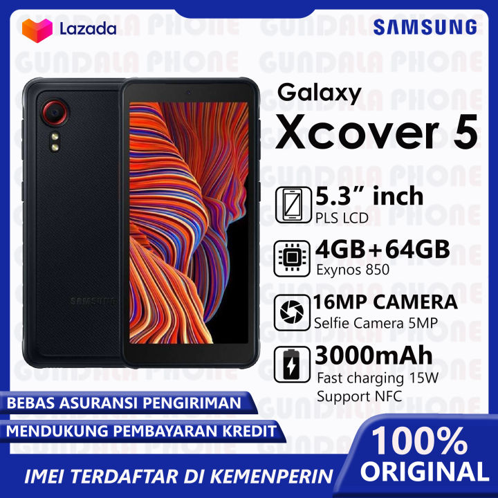 Samsung Galaxy XCover 4/64GB NFC Garansi resmi Lazada