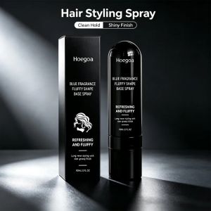 Fluffy Shape Base Spray 90ml Root Lift Volume for Fine Hair Non Greasy Easy to Rinse Blue Fragrance Daily Commute Hair Styling