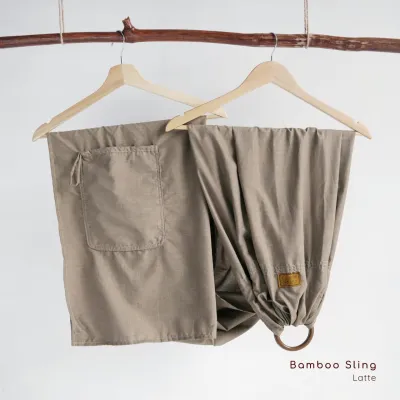 Cuddle Me Bamboo sling | Ring sling gendongan bayi cukin jarik CuddleMe