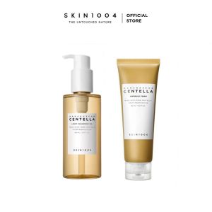 SKIN1004 Centella Duo Cleanser Set (Centella Light Cleansing Oil 200ml + Ampoule Foam 125ml)