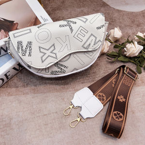 Mr. Classy Arkisha Semi-Circle Saddle Bag Fashion Crossbody Bag for Women