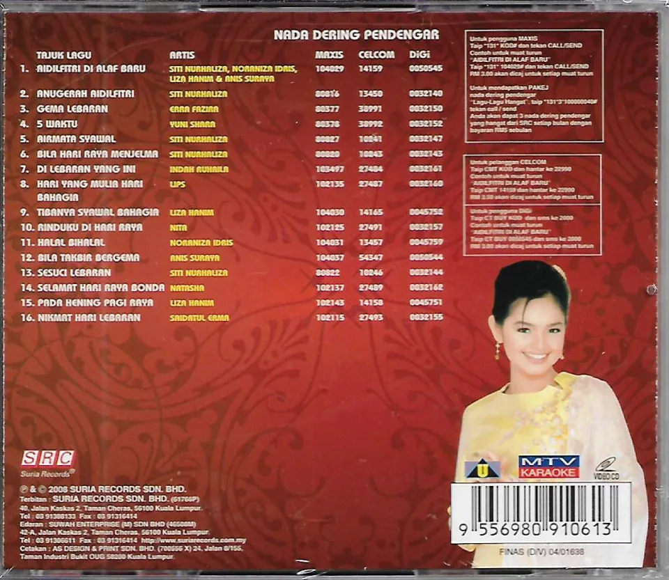 Hari Raya Album Lebaran Bersama Siti Nurhaliza Dan Teman-Teman