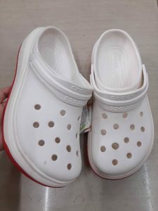 [mẫu mới] Dép sục band force Crocs đế cao nam nữ sục đi mưa gió Pb86 tặng 8 charm