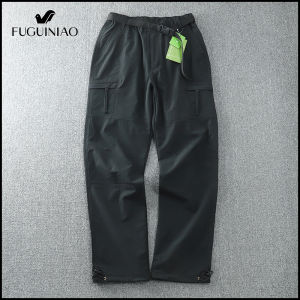 FUGUINIAO Tactical Pants Men Military Waterproof Cargo Mens Joggers Breathable Army Combat Trousers Male Plus Size Work Pants