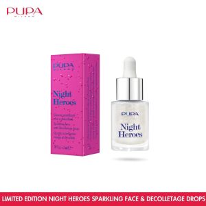 Pupa Milano Night Heroes Sparkling Face and Decolletage Drops 15ml 001 Sparkling Potion