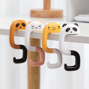 GIGBM 1Pcs Multifunctional Cat Panda Hanging Animal Hook Handbag Hanger Table Hook Key Holder