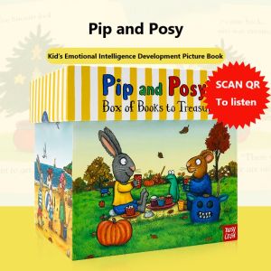 【Ready Stock】Pip and Posys box of book to treasure 8books collection boardbook by Axel Scheffler