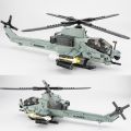 [Hoàn tiền 10%]Đồ chơi Lắp ráp Máy bay trực Thăng AH-1Z, Jie Star 61028 Helicopter Viper, Xếp hình thông minh, Mô hình máy bay [597 Mảnh ghép]. 