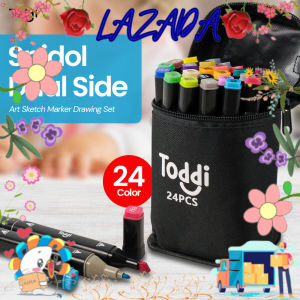 PILIHAN WARNA LENGKAP - 12/24/36/40/48 Warna Sketsa Spidol Umum General Marker Set Animation Markers