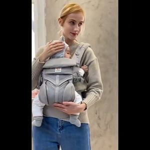 Ergobaby All Carry Positions Breathable mesh baby carrier enhancing lumbar support and airflow (7-45 pounds)
