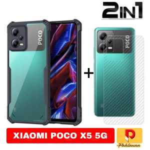 PROMO PAKET 2 IN 1 CASE XIAOMI POCO X5 PRO 5G / POCO X5 5G / POCO M5S 2022 SOFCASE SUPER SLIM EXCELLENT