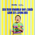 Thùng 48 Hộp Sữa Chuối Ít Béo Vinamilk 100% - Thùng 48 hộp 180ml. 