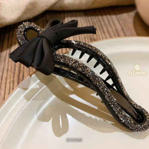Kẹp tóc nữ Eleanor Accessories đính đá phụ kiện tóc kẹp tóc nơ 10251