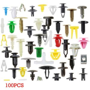 Mixed Car Clips Fastener Screws Bumper Door Fender Trim Automobile Rivet Retainer Auto Interior Plastic Panel Fender 50/100pcs