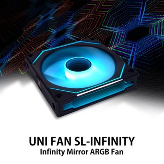 # LIAN LI UNI FAN SL INFINITY [120mm/140mm] Daisy Chain ARGB Fan with ...