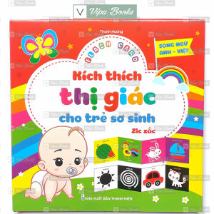 Sách - Kích Thích Thị Giác Cho Trẻ Sơ Sinh Song Ngữ Anh - Việt