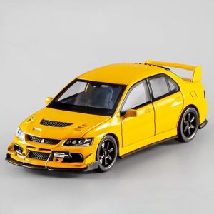 Mitsubishi Evo9LEO 1:32 alloy car model simulation JDM racing toy boy childrens amusement bike collection decoration