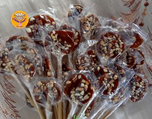 Gulali Kacang Jadul Manis 30 Pcs Lolipop Permen Camilan Garut