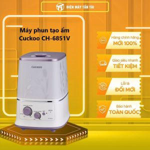CH-6851V - Máy phun tạo ẩm Cuckoo CH-6851V 2 chế độ phun ẩm mát và ấm Thân và vỏ được làm bằng nhựa cao cấp
