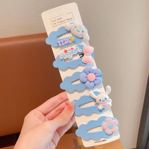 SHOPHOME - Jepit Rambut Anak Lucu 1 Set 5 Pcs Jepitan Rambut Korea Dewasa Hiasan Karakter KCR36