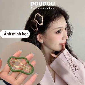 Kẹp tóc mái mỏ vịt Doudou Kẹp mái Kẹp BB Cặp bấm mái nữ Cặp tóc Kẹp tóc hình đám mây Hàn Quốc FJ060