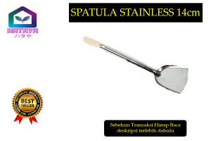 HATAYASHOP-SPATULA STAINLESS 14CM/SPATULA BESAR/SODET GAGANG KAYU/SPATULA BAGUS/SPATULA TEBAL/VIRAL/SODET GAGANG KAYU/SODET BESAR/SODET JUMBO/SODET NASI GORENG/SODET KWETIAU/SPATULA KAYU/SPATULA KUAT /SPATULA TEBAL/SPATULA MURAH