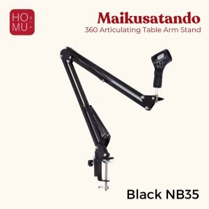 HOMU - MAIKUSUTANDO Stand Microphone / Stand Mic / Arm Suspensi Lazypod / Arm Stand
