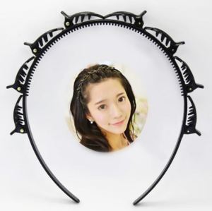Bando Jepit Rambut Korea 2in1 Headband / Hairband Bando Jepit Twister