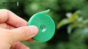 Cable Tie 1*500cm Velcro Cable Ties Garden Plant Ties Reusable Magic Hooks Loops Cable Ties Nylon Plant Bandage Ultrathin Velcro Tie Plant clip plant belt garden tool