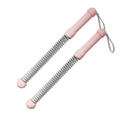 2pcs Cordless Battle Rope Portable Home Gym Anti-Slip Grip & Spring Core RNR Tali Gym Strength Training Exercise Rope Portable Battle Rope Indoor Battle Rope Ropeless Battle Rope Arm Swing Rope Tali Senaman Tanpa Tali Untuk Latihan HIIT Badan Penuh 战绳