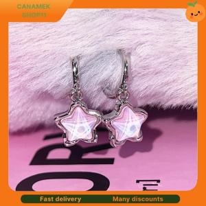 ❣️❣️❣️ Gothic Cute Dream Fairy Moonlight Stone Star Pendant Earrings For Egirl Y2K EMO 2000s Harajuku Goth Vintage Jewelry Accessories