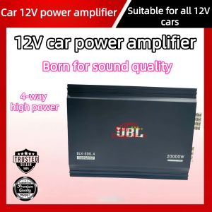 JBL 20000W 12V 4 Channel Car Amplifier Subwoofer Class A/B Car Audio Amplifier Subwoofer