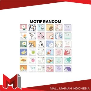 MallMainan-C924 Tissue Karakter Lucu Isi 120 Lembar Sekali Pakai / Tisu Kering Bermotif 120 Sheets