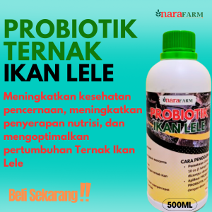 Probiotik ikan lele 500 ml/Probiotik untuk ikan lele/Obat probiotik ikan/probiotik ikan lele bioflok