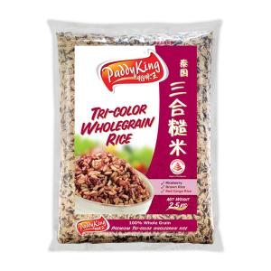 PaddyKing Tri-Color Wholegrain Rice (Brown Black Red) - 2.5KG