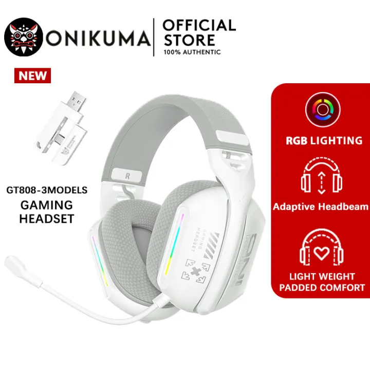 Headset ONIKUMA GT808 Branco
