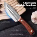 Kitchen Knife High Carbon Steel Boning Knife Handmade Forged Meat Knife Chef Knife with Sheat. 