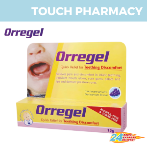 ORREGEL Relief for Teething Discomfort 15G (Suitable for Mouth Ulcer & Teething)