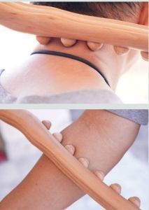 tongkat gua sha /alat pijat terapi punggung leher kaki/alat terapi kayu