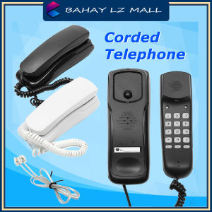 【COD】Wall Mount Small Corded Telephone Fixed Landline with Speed Dial for Home and Office Business Hotel Office Fixed Landline Phone