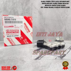 SENSOR SWITCH SWIT INHIBITOR TOYOTA INNOVA HILUX FORTUNER 84540-71010 PART MOBIL