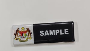 NAMETAG NAME TAG HARIMAU TIGER NEW DESIGN NAME TAG PIN/Magnet Epoxy (Fast Service Siap Dalam 3 hari)