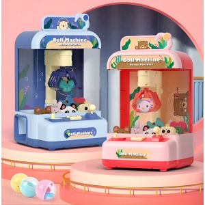 Mesin Capit Boneka Mainan Anak Perempuan 2-3-4-5-6 Tahun Mini Doll Machine Mainan Mesin Capit Boneka Mini